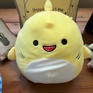 Squishmallows Yellow and White Plush Toy